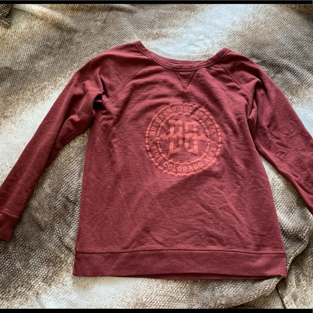 🧡🍻 Breckenridge Brewery Burgundy Sweatshirt 🍻🧡